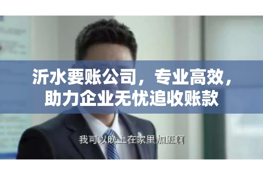 沂水要账公司，专业高效，助力企业无忧追收账款