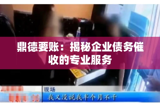 鼎德要账：揭秘企业债务催收的专业服务