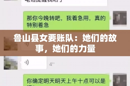 鲁山县女要账队：她们的故事，她们的力量
