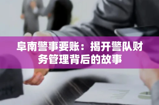 阜南警事要账：揭开警队财务管理背后的故事