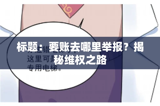 标题：要账去哪里举报？揭秘维权之路